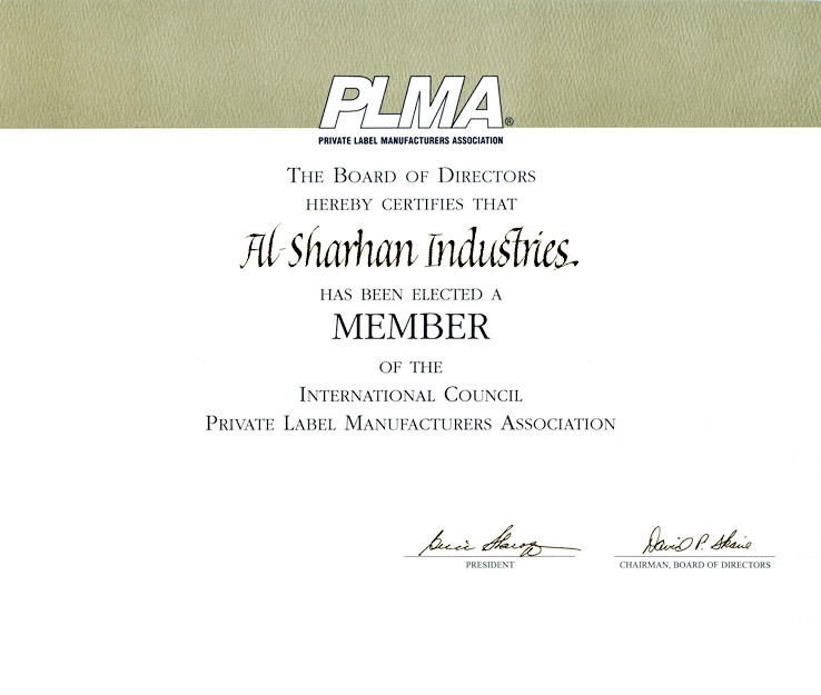 Private Label Manufacturers association